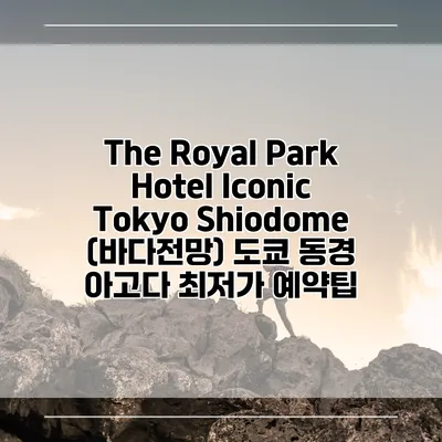 The Royal Park Hotel Iconic Tokyo Shiodome (바다전망) 도쿄 동경 아고다 최저가 예약팁