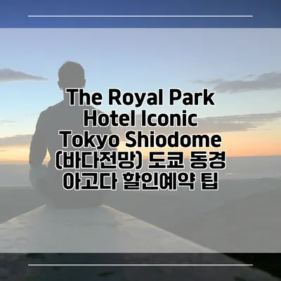 The Royal Park Hotel Iconic Tokyo Shiodome (바다전망) 도쿄 동경 아고다 할인예약 팁