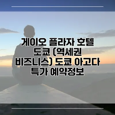게이오 플라자 호텔 도쿄 (역세권 비즈니스) 도쿄 아고다 특가 예약정보