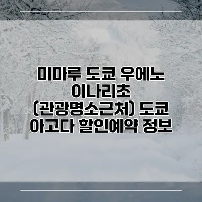 미마루 도쿄 우에노 이나리초 (관광명소근처) 도쿄 아고다 할인예약 정보