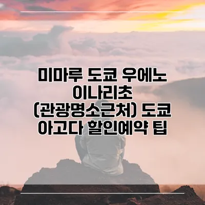 미마루 도쿄 우에노 이나리초 (관광명소근처) 도쿄 아고다 할인예약 팁