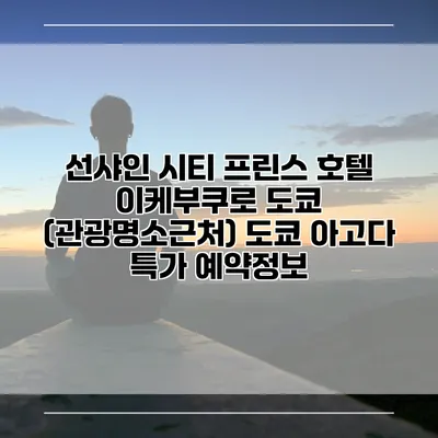 선샤인 시티 프린스 호텔 이케부쿠로 도쿄 (관광명소근처) 도쿄 아고다 특가 예약정보
