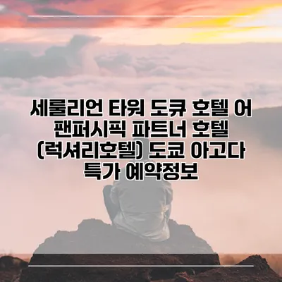 세룰리언 타워 도큐 호텔 어 팬퍼시픽 파트너 호텔 (럭셔리호텔) 도쿄 아고다 특가 예약정보