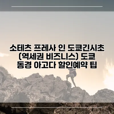 소테츠 프레사 인 도쿄긴시초 (역세권 비즈니스) 도쿄 동경 아고다 할인예약 팁