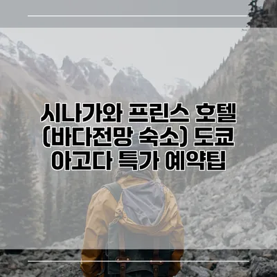 시나가와 프린스 호텔 (바다전망 숙소) 도쿄 아고다 특가 예약팁