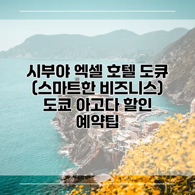 시부야 엑셀 호텔 도큐 (스마트한 비즈니스) 도쿄 아고다 할인 예약팁