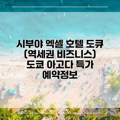 시부야 엑셀 호텔 도큐 (역세권 비즈니스) 도쿄 아고다 특가 예약정보