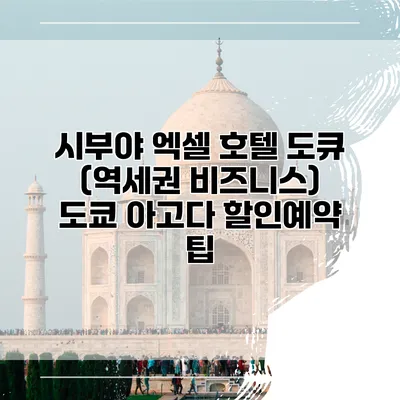 시부야 엑셀 호텔 도큐 (역세권 비즈니스) 도쿄 아고다 할인예약 팁
