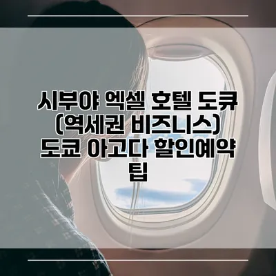시부야 엑셀 호텔 도큐 (역세권 비즈니스) 도쿄 아고다 할인예약 팁