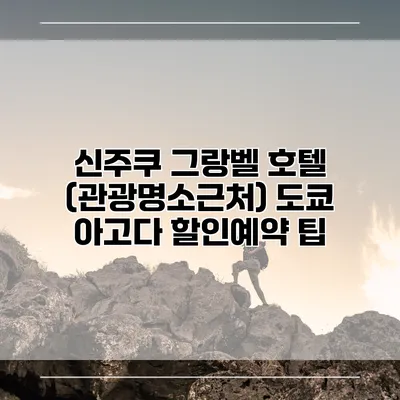 신주쿠 그랑벨 호텔 (관광명소근처) 도쿄 아고다 할인예약 팁