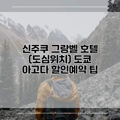 신주쿠 그랑벨 호텔 (도심위치) 도쿄 아고다 할인예약 팁