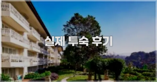 💬 실제 투숙 후기