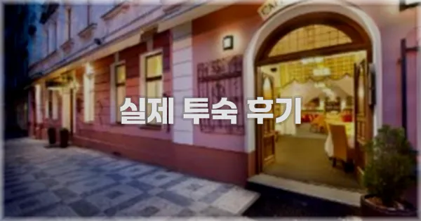 💬 실제 투숙 후기