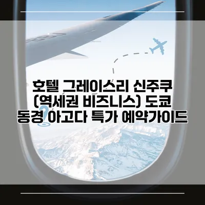 호텔 그레이스리 신주쿠 (역세권 비즈니스) 도쿄 동경 아고다 특가 예약가이드