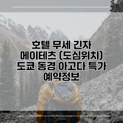 호텔 무세 긴자 메이테츠 (도심위치) 도쿄 동경 아고다 특가 예약정보
