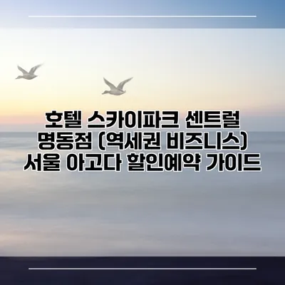 호텔 스카이파크 센트럴 명동점 (역세권 비즈니스) 서울 아고다 할인예약 가이드