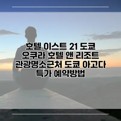 호텔 이스트 21 도쿄 오쿠라 호텔 앤 리조트 관광명소근처 도쿄 아고다 특가 예약방법