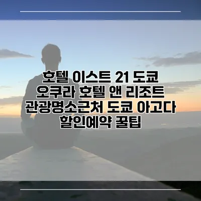 호텔 이스트 21 도쿄 오쿠라 호텔 앤 리조트 관광명소근처 도쿄 아고다 할인예약 꿀팁