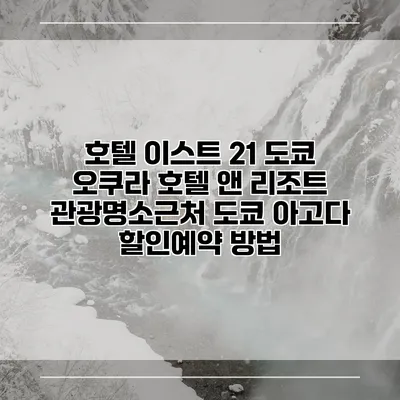 호텔 이스트 21 도쿄 오쿠라 호텔 앤 리조트 관광명소근처 도쿄 아고다 할인예약 방법