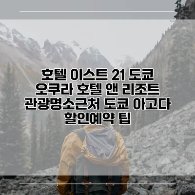 호텔 이스트 21 도쿄 오쿠라 호텔 앤 리조트 관광명소근처 도쿄 아고다 할인예약 팁